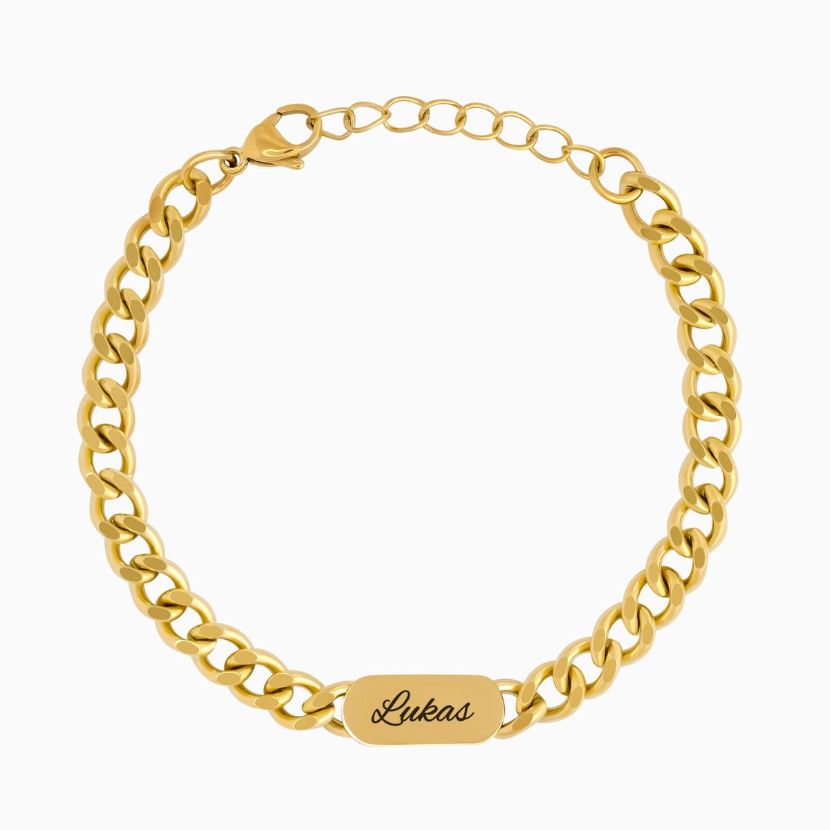 Cuban Partnerarmband mit Gravur - OTANTO