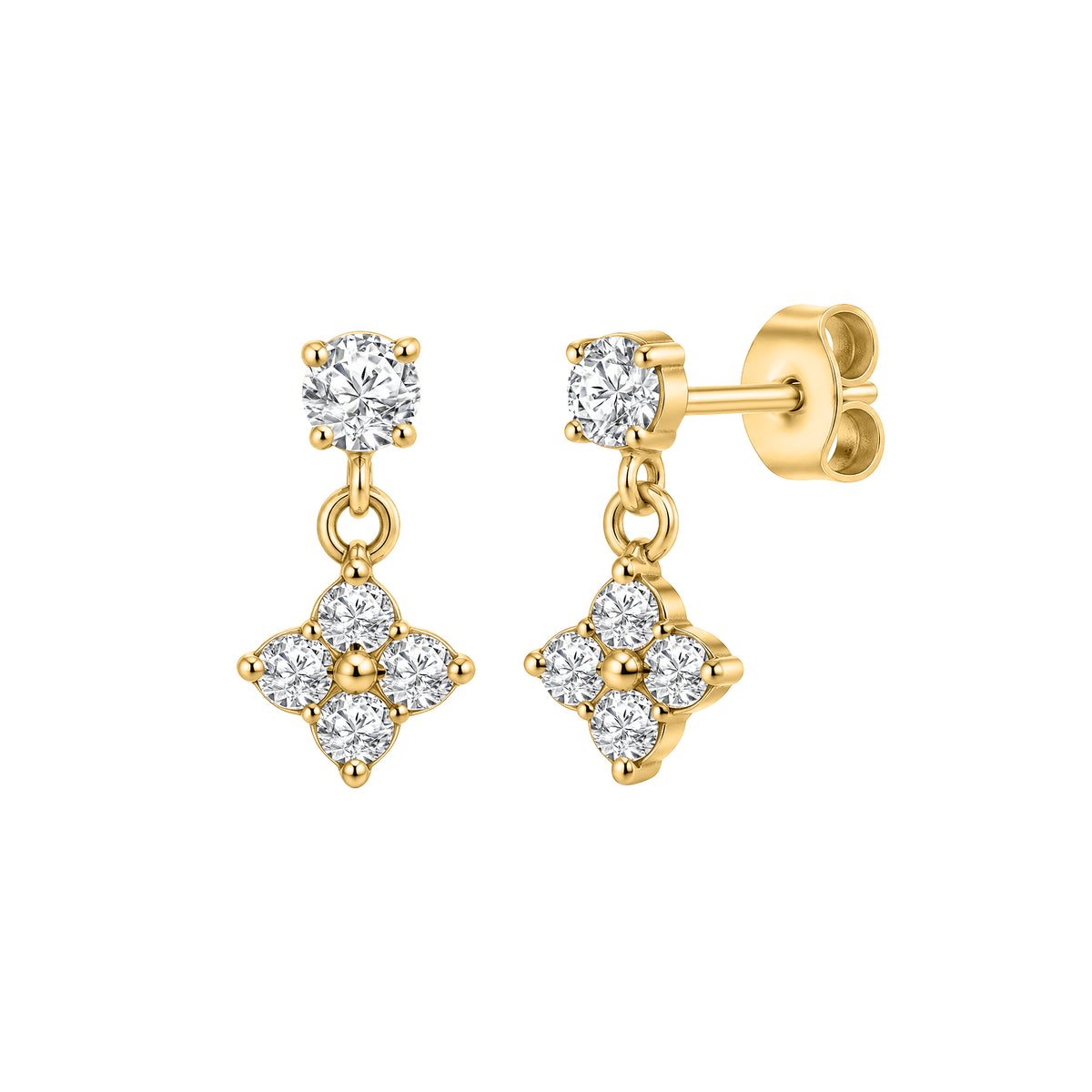 Boucle d’oreille Croce