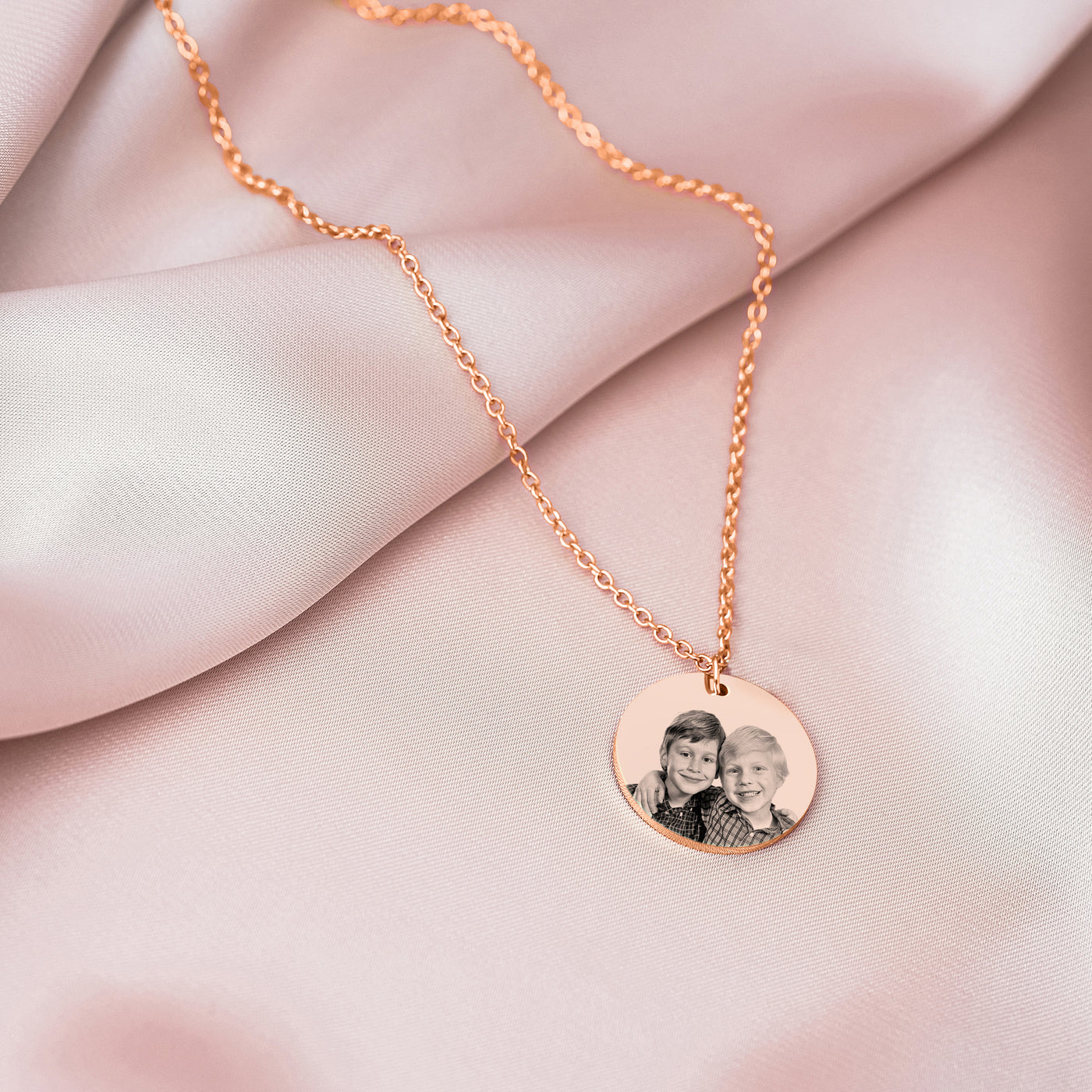 Collier avec gravure photo pour animal de compagnie