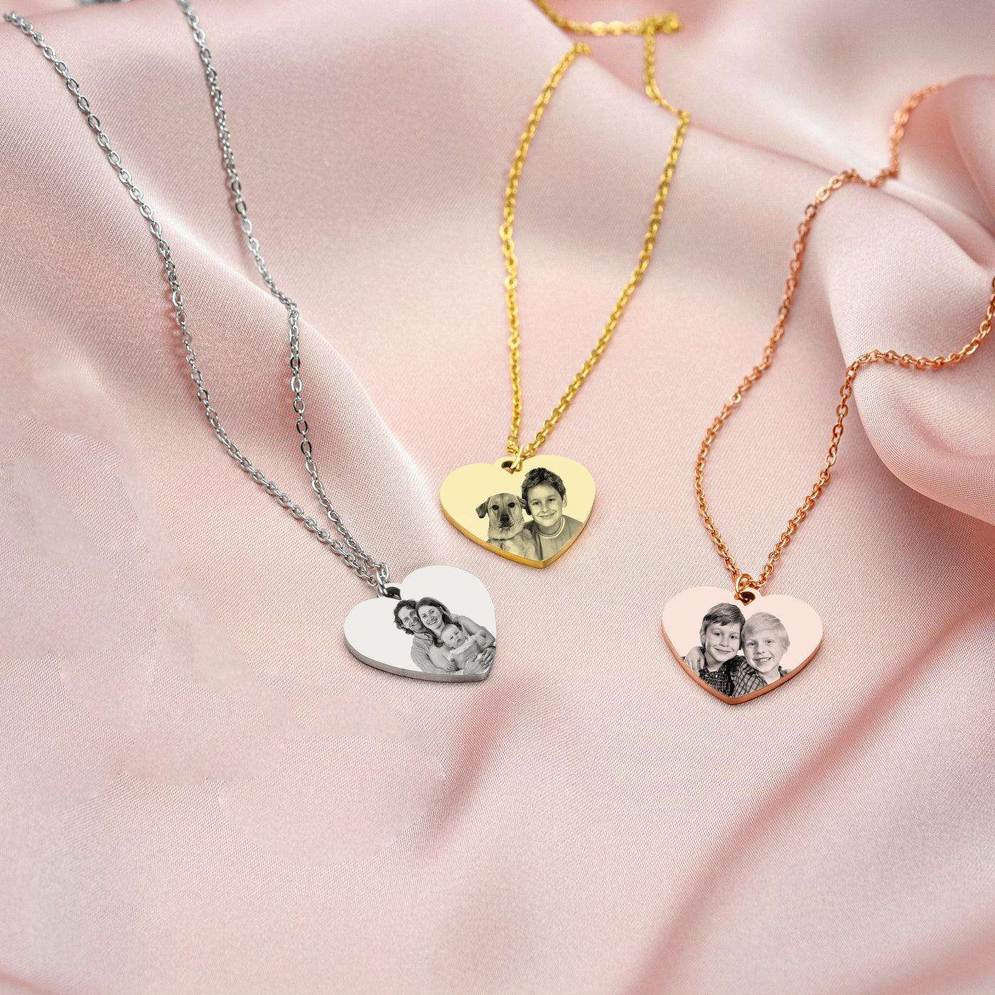 Collier avec gravure photo pour animal de compagnie