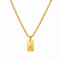 Collier Tag Initiale