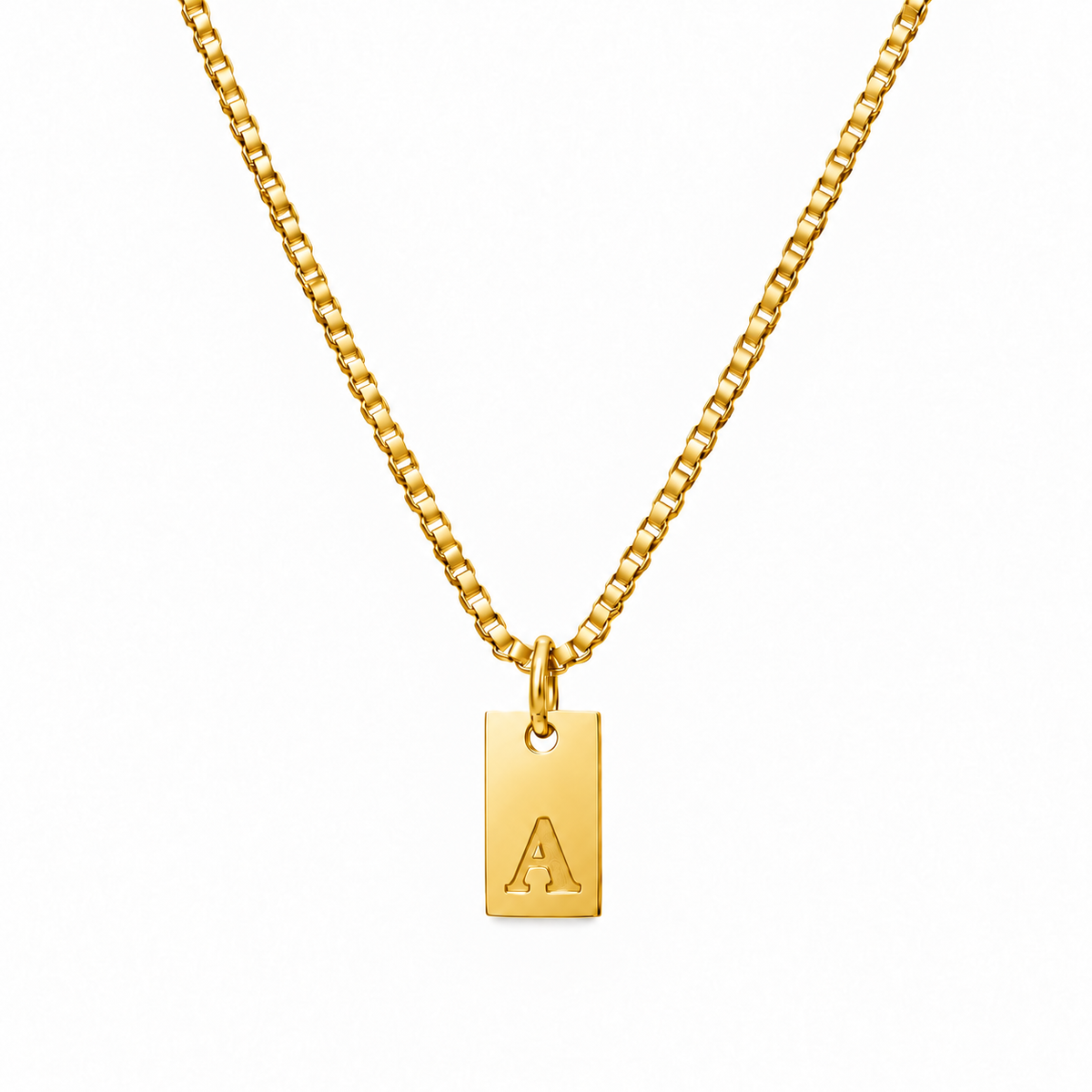 Collier Tag Initiale