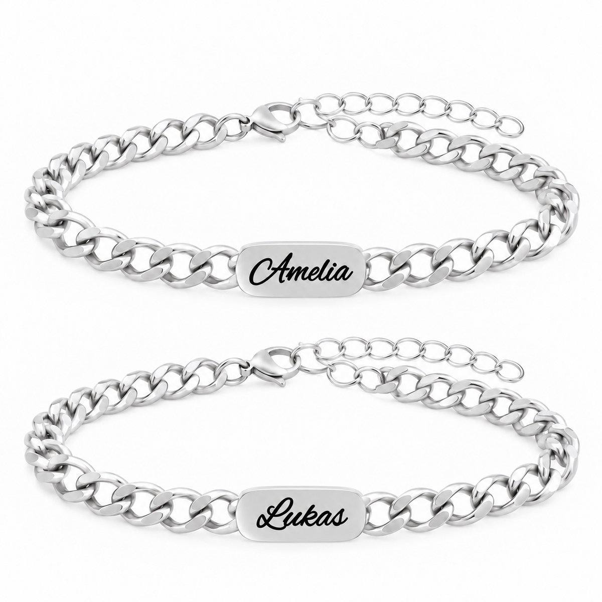 Bracelet partenaire cubain avec gravure
