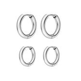 Set de mini-boucles d’oreilles Essenza