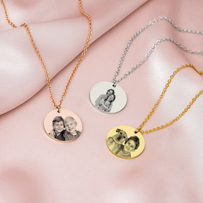 Collier avec gravure photo pour animal de compagnie