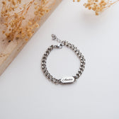 Cuban Partnerarmband mit Gravur - OTANTO