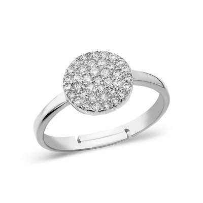 Round Zirkonia Ring