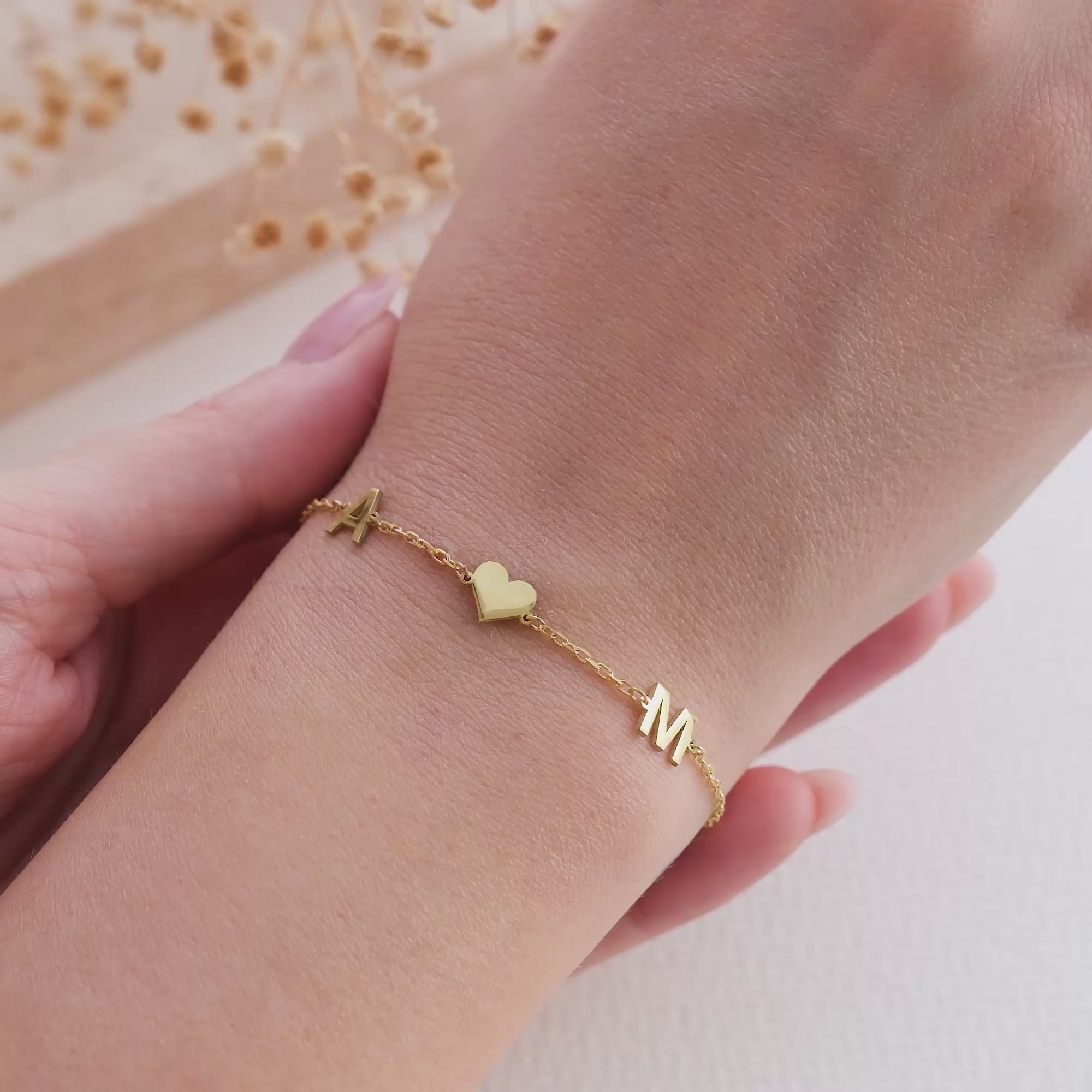 Bracelet lettres