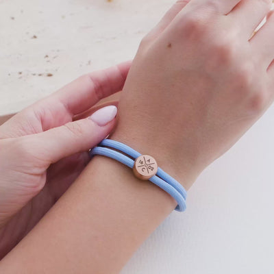 Segeltau Disc Bracelet with Engraving