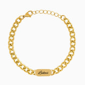 Cuban Partnerarmband mit Gravur - OTANTO